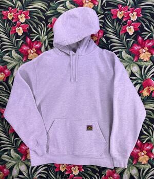 Ben Davis Heavyweight Hoodie Gray Fleece Lined Size M